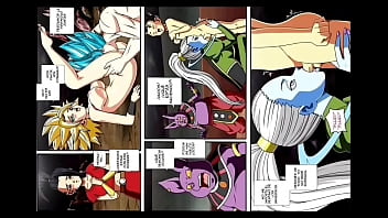 Goku x caulifla y kale