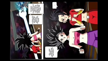 Goku x caulifla y kale