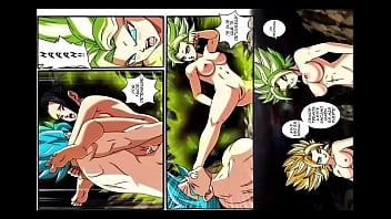 Goku x caulifla y kale