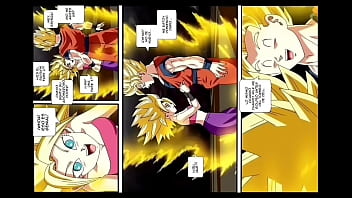 Goku x caulifla y kale