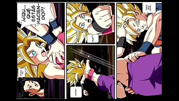 Goku x caulifla y kale