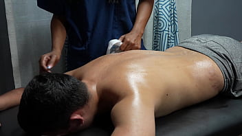 The masseuse climbs on my cock part 1