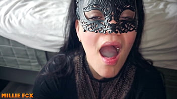 Amateur Milf Receives The Biggest Load Of Cum And Swallows Cum Play And Cum Swallow Millie Fox thumbnail