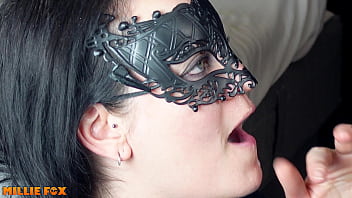 Amateur milf receives the biggest load of cum and swallows cum play and cum swallow millie fox