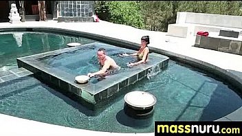 Sexy body gets a happy ending massage 14