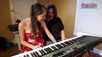 Skinny brunette coed cloe gets her pussy fucked in different positions