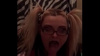 Sexy nerd sucking dick