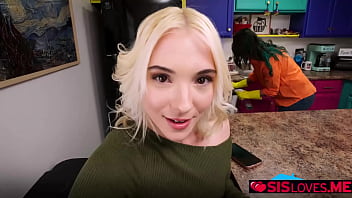 Amber maddie letting his annoying stepbrother use a vibrator on her pussy