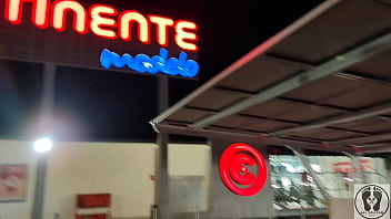 Crazy rebeca addams in jeans buttcrack at the supermarket