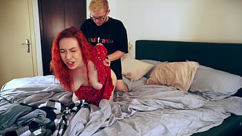 Couldn’t wait took her right in the middle of making the bed