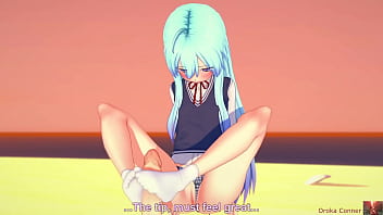 Sex at the beach young cute 19 year old blue haired girl fucked hard missionairy in koikatsu