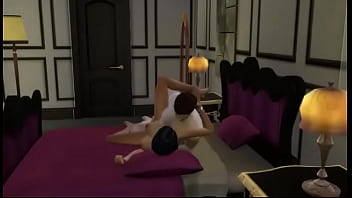 The sims 4 bella goth cheats on mortimer goth on the bed