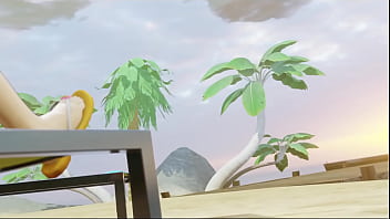 Fuuka Receives A Nice Footjob From Mitsuru thumbnail