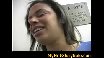 Amazing cock sucking through a gloryhole 1