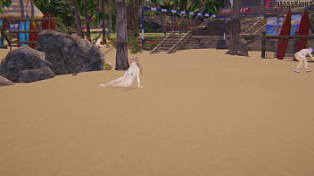 Kasumi get mad in the beach so i confort her doa fking3 d e8 full movie on sheer & fantasyking3