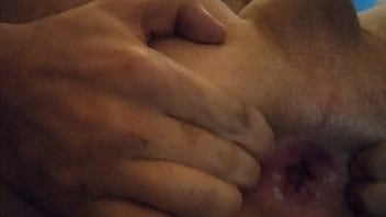 Fingering myself in clown paint