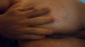 Fingering myself in clown paint