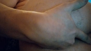 Fingering myself in clown paint