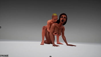 Ebony amazoninan gets fucked 3d