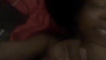 Massive black tits fucked pov