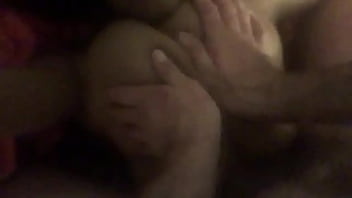 Massive black tits fucked pov