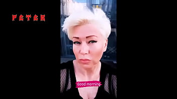 Bedtime fun of a mature married couple sparkling family humor and a strong cock in the mouth of a depraved slut wife