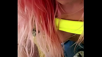 She blows my cock at the seaside with a nice view