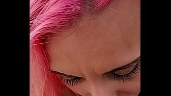 She blows my cock at the seaside with a nice view