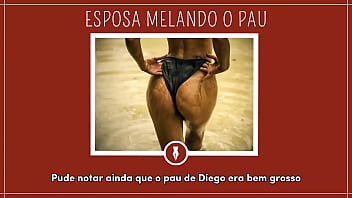 Vagabunda cagou na pica contos