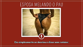 Vagabunda cagou na pica contos