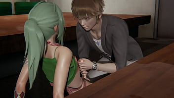 Shemale Ladyboy With Green Hair Gets Anal thumbnail