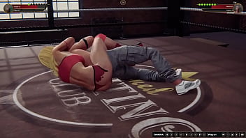 Tiffany vs gigi nf3d mma mixed fight combat piledriver battle