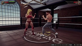 Tiffany vs gigi nf3d mma mixed fight combat piledriver battle