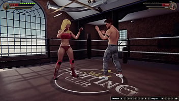 Tiffany vs gigi nf3d mma mixed fight combat piledriver battle