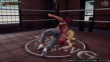 Tiffany vs gigi nf3d mma mixed fight combat piledriver battle