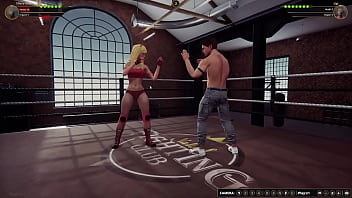 Tiffany vs gigi nf3d mma mixed fight combat piledriver battle