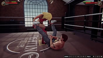 Tiffany vs gigi nf3d mma mixed fight combat piledriver battle