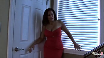 Maxine x squirts really hard during wild dildo fucking session