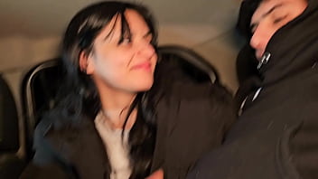 Keilabassi's nymphomaniac and steffcrime can't hold back and suck her off inside the car