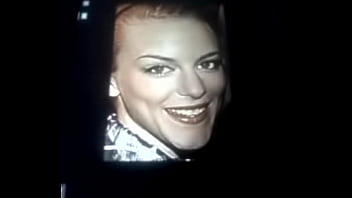 Jizz blasted face 007