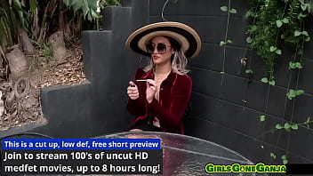 Channy crossfire gets wet anytime she smokes craves cock inside of her pussy