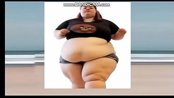 Massive 390 Lb White Ssbbw With Gobs Of Rippling Flesh Exercises On Beach Ai Generated Solo A018047a thumbnail