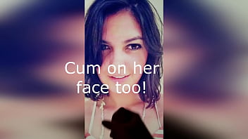 Lovely Brunette Spermed On thumbnail