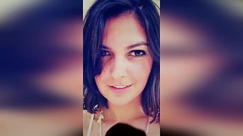 Lovely brunette spermed on