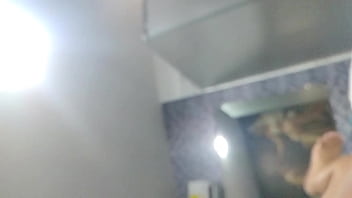 Fucking the cheating slut hotwife creampying her pussy and keep fucking while his husband thinks she is at gym