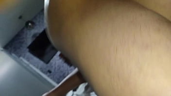 Fucking the cheating slut hotwife creampying her pussy and keep fucking while his husband thinks she is at gym