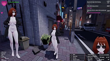 Secret flasher manaka quests in downtown city voyeur game