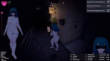 Secret flasher manaka quests in downtown city voyeur game