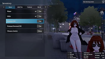 Secret flasher manaka quests in downtown city voyeur game