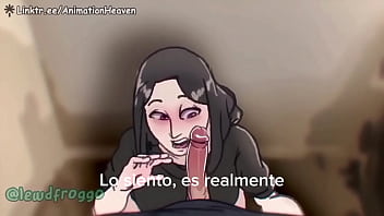 Novia practica el sexo oral por primera vez hentai sub español